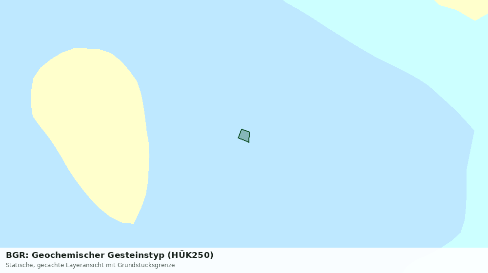 Statische Kartenansicht: BGR: Geochemischer Gesteinstyp (HÜK250)