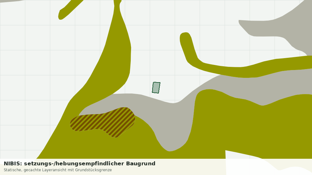 Statische Kartenansicht: NIBIS: setzungs-/hebungsempfindlicher Baugrund