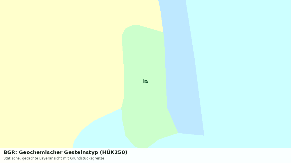 Statische Kartenansicht: BGR: Geochemischer Gesteinstyp (HÜK250)