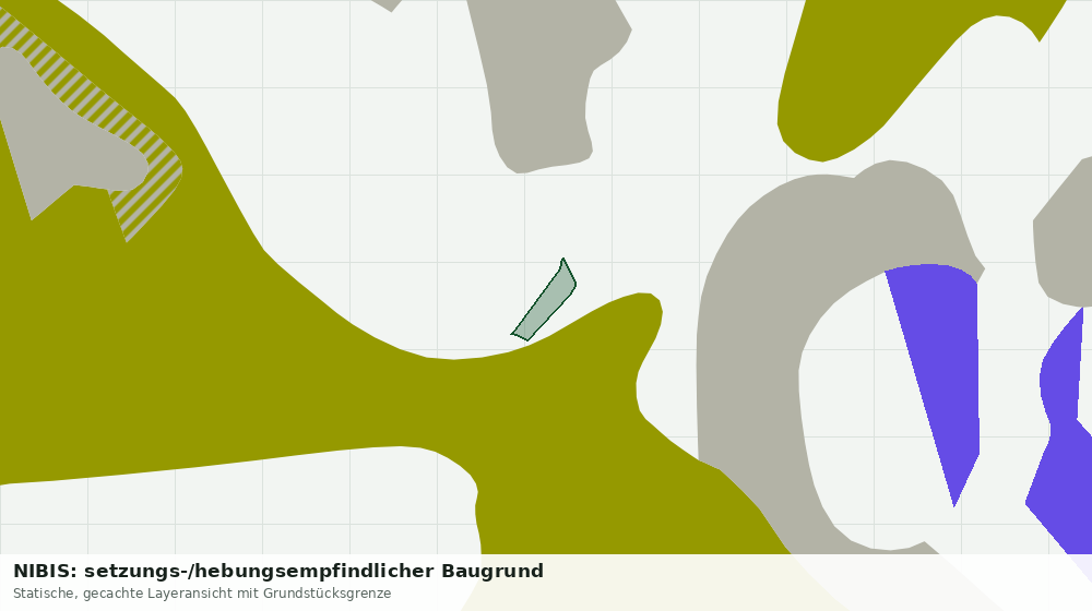 Statische Kartenansicht: NIBIS: setzungs-/hebungsempfindlicher Baugrund