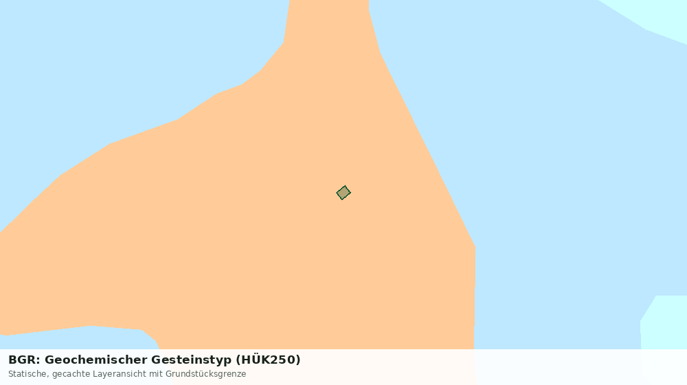 Statische Kartenansicht: BGR: Geochemischer Gesteinstyp (HÜK250)