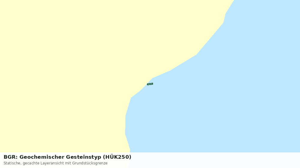 Statische Kartenansicht: BGR: Geochemischer Gesteinstyp (HÜK250)