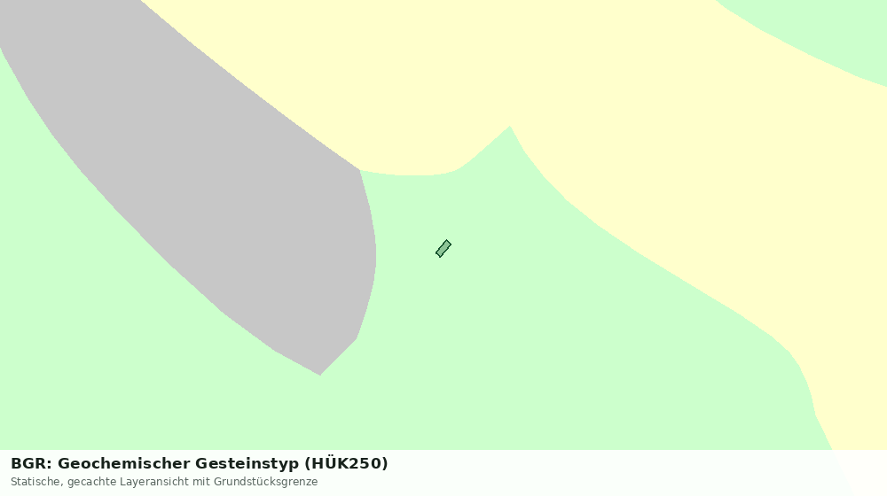 Statische Kartenansicht: BGR: Geochemischer Gesteinstyp (HÜK250)
