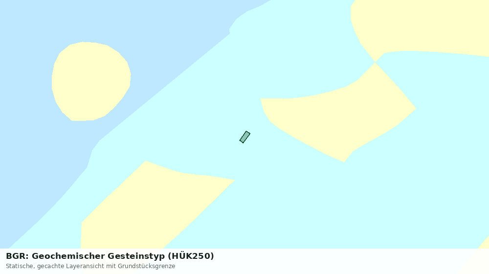 Statische Kartenansicht: BGR: Geochemischer Gesteinstyp (HÜK250)