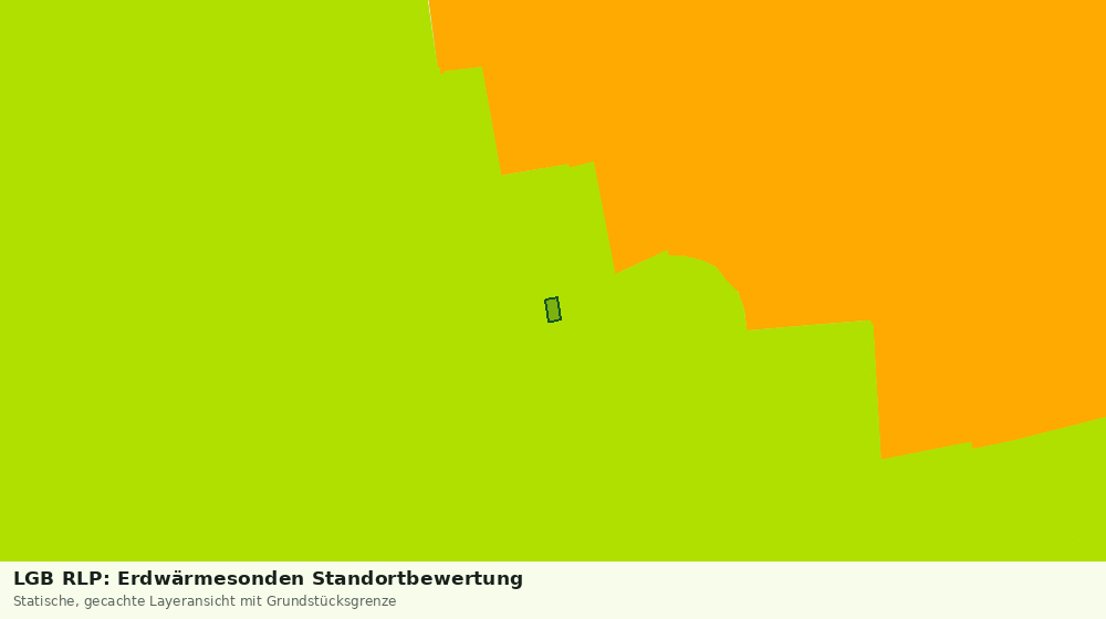 Statische Kartenansicht: LGB RLP: Erdwärmesonden Standortbewertung