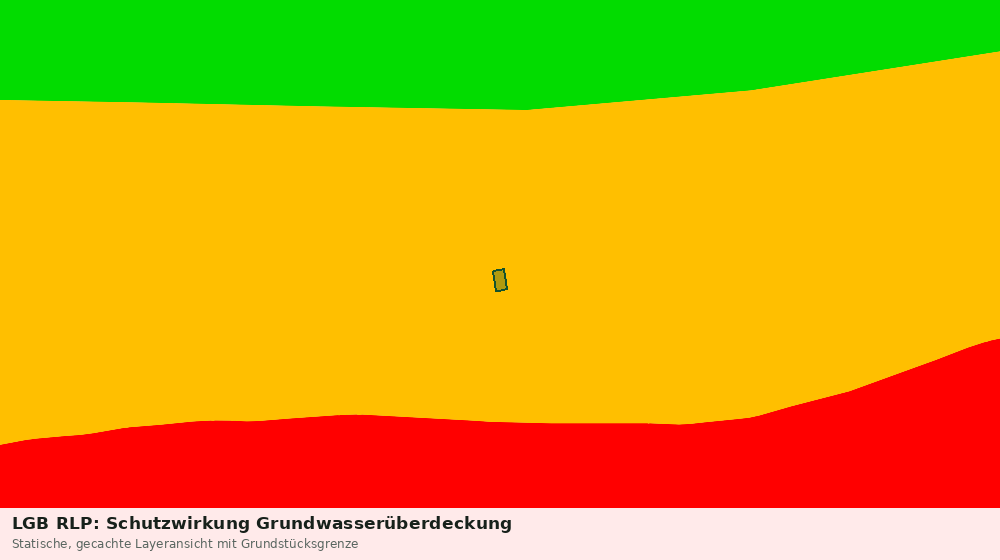 Statische Kartenansicht: LGB RLP: Schutzwirkung Grundwasserüberdeckung