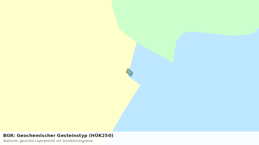Statische Kartenansicht: BGR: Geochemischer Gesteinstyp (HÜK250)