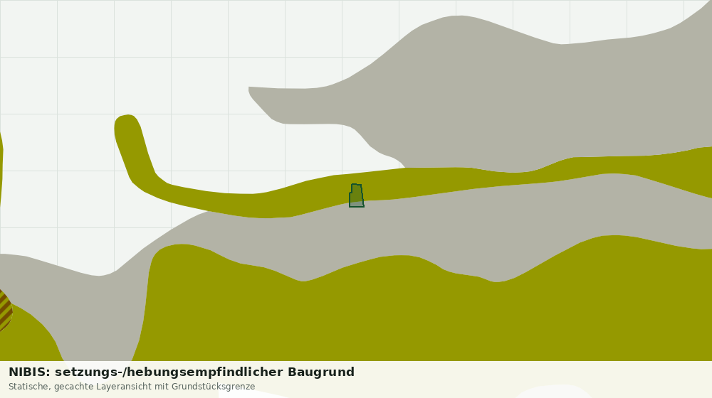 Statische Kartenansicht: NIBIS: setzungs-/hebungsempfindlicher Baugrund