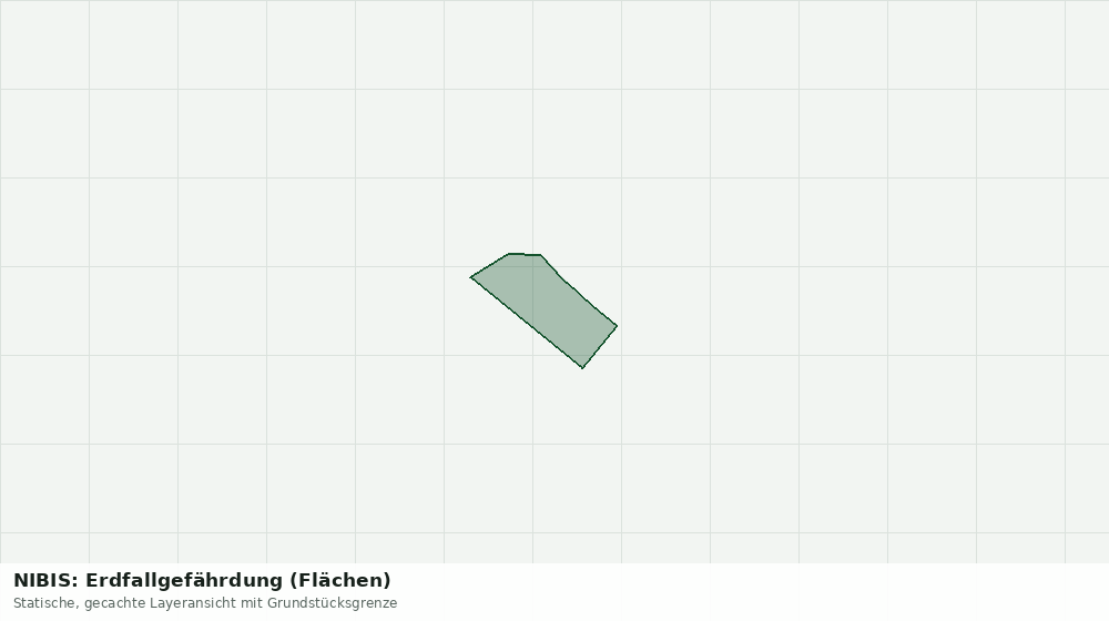 Statische Kartenansicht: NIBIS: Erdfallgefährdung (Flächen)