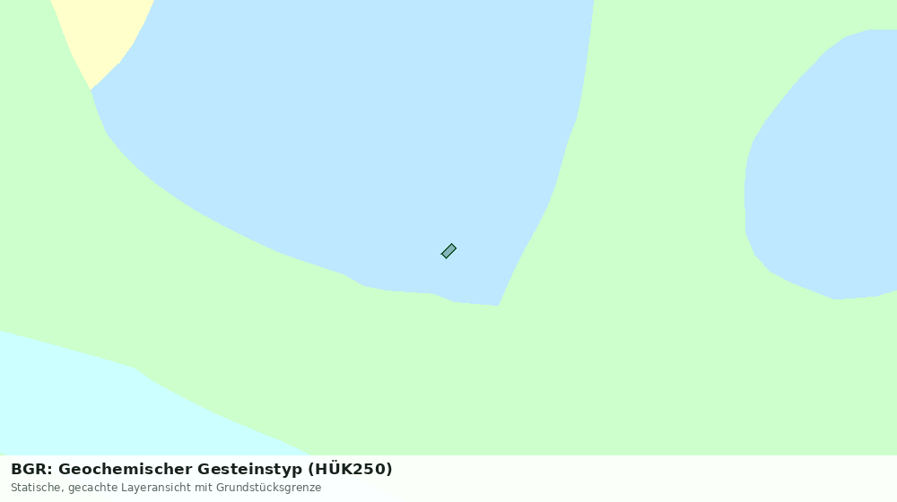 Statische Kartenansicht: BGR: Geochemischer Gesteinstyp (HÜK250)
