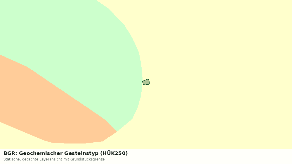 Statische Kartenansicht: BGR: Geochemischer Gesteinstyp (HÜK250)