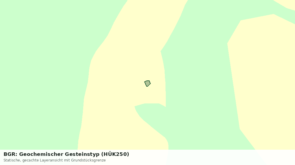 Statische Kartenansicht: BGR: Geochemischer Gesteinstyp (HÜK250)