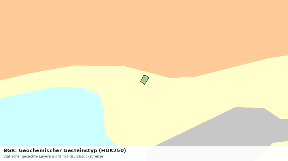 Statische Kartenansicht: BGR: Geochemischer Gesteinstyp (HÜK250)