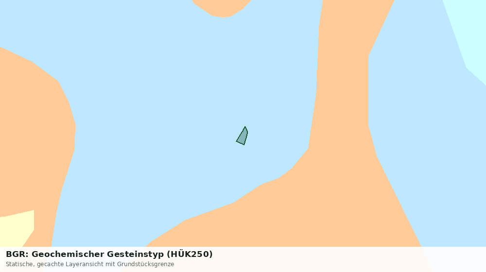 Statische Kartenansicht: BGR: Geochemischer Gesteinstyp (HÜK250)