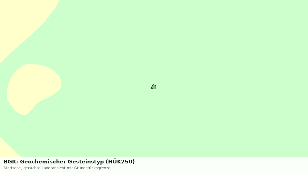 Statische Kartenansicht: BGR: Geochemischer Gesteinstyp (HÜK250)