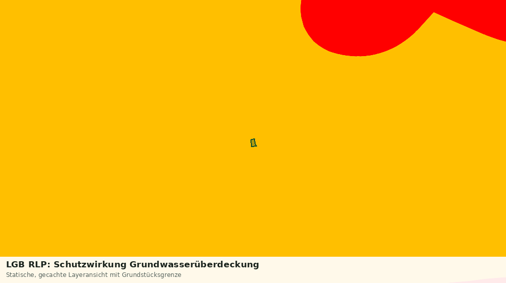Statische Kartenansicht: LGB RLP: Schutzwirkung Grundwasserüberdeckung