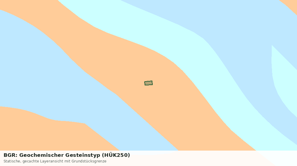 Statische Kartenansicht: BGR: Geochemischer Gesteinstyp (HÜK250)