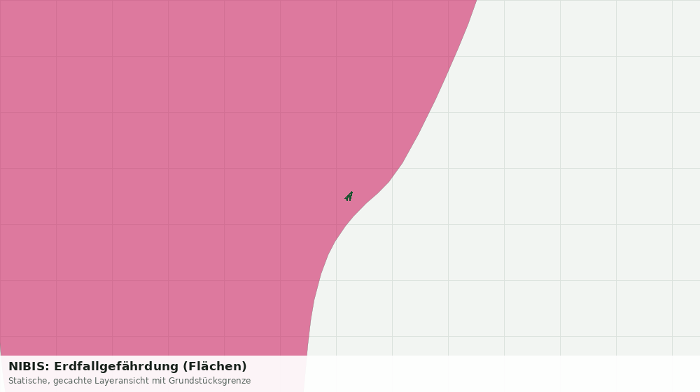 Statische Kartenansicht: NIBIS: Erdfallgefährdung (Flächen)