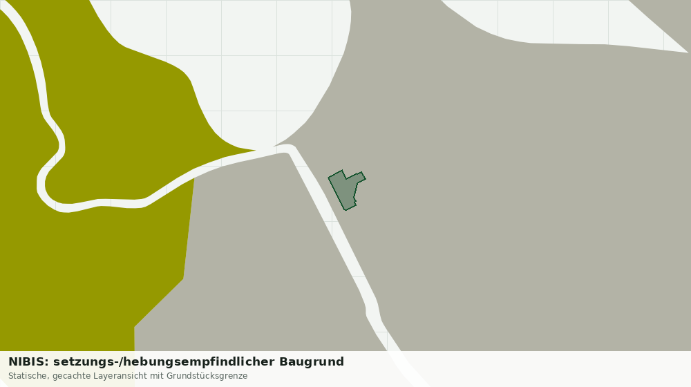 Statische Kartenansicht: NIBIS: setzungs-/hebungsempfindlicher Baugrund