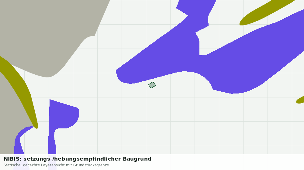 Statische Kartenansicht: NIBIS: setzungs-/hebungsempfindlicher Baugrund