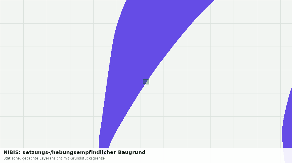 Statische Kartenansicht: NIBIS: setzungs-/hebungsempfindlicher Baugrund