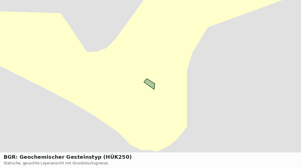 Statische Kartenansicht: BGR: Geochemischer Gesteinstyp (HÜK250)