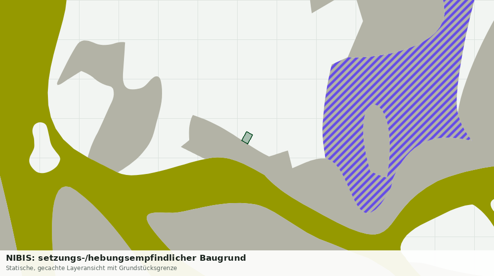 Statische Kartenansicht: NIBIS: setzungs-/hebungsempfindlicher Baugrund