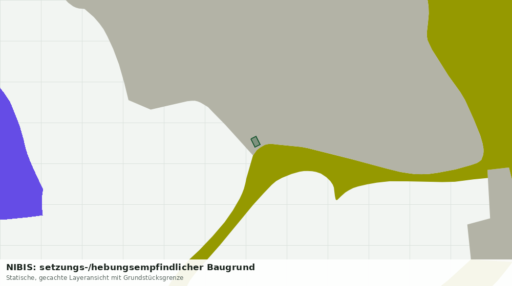Statische Kartenansicht: NIBIS: setzungs-/hebungsempfindlicher Baugrund