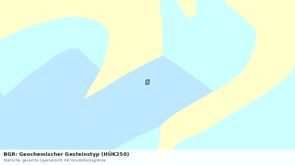 Statische Kartenansicht: BGR: Geochemischer Gesteinstyp (HÜK250)