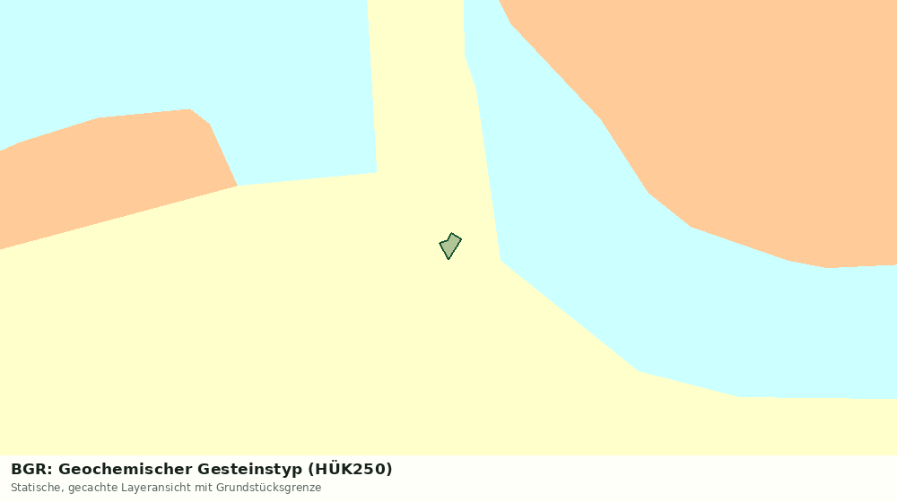 Statische Kartenansicht: BGR: Geochemischer Gesteinstyp (HÜK250)