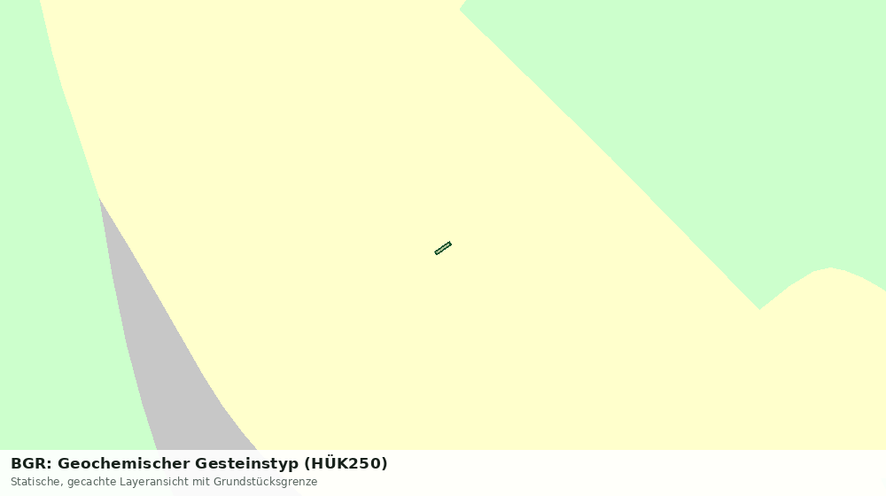 Statische Kartenansicht: BGR: Geochemischer Gesteinstyp (HÜK250)