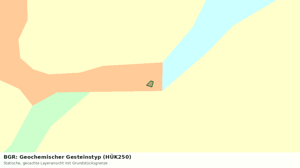 Statische Kartenansicht: BGR: Geochemischer Gesteinstyp (HÜK250)