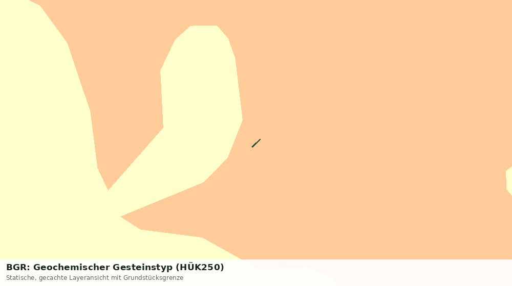 Statische Kartenansicht: BGR: Geochemischer Gesteinstyp (HÜK250)