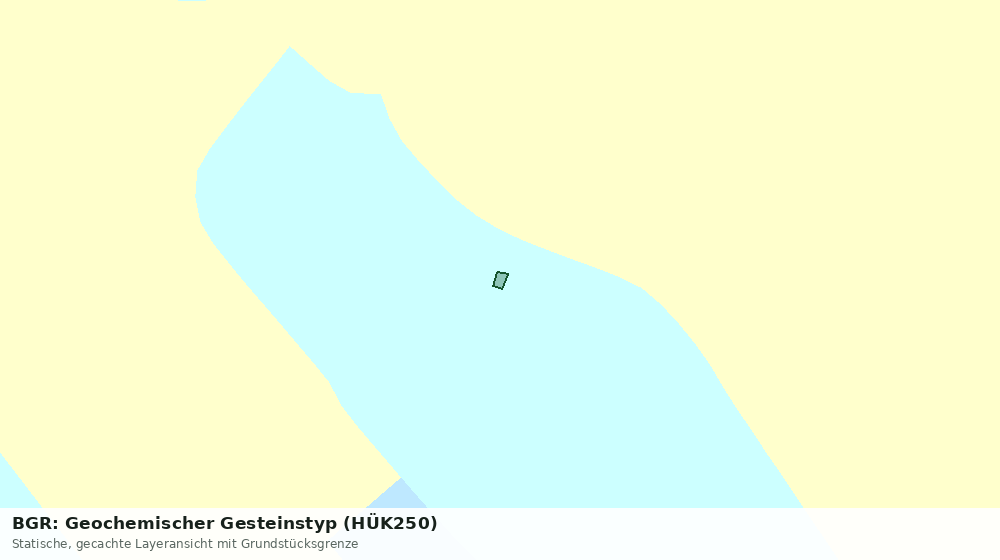 Statische Kartenansicht: BGR: Geochemischer Gesteinstyp (HÜK250)