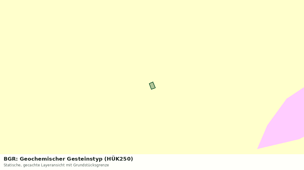 Statische Kartenansicht: BGR: Geochemischer Gesteinstyp (HÜK250)