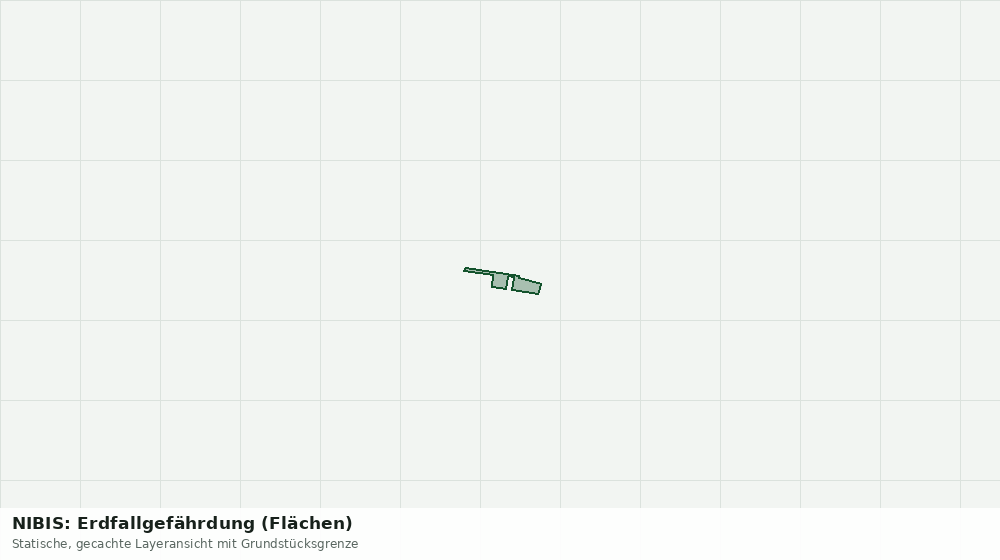 Statische Kartenansicht: NIBIS: Erdfallgefährdung (Flächen)