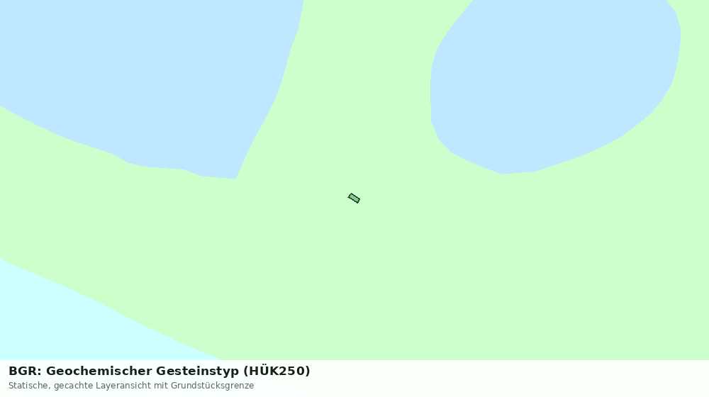 Statische Kartenansicht: BGR: Geochemischer Gesteinstyp (HÜK250)