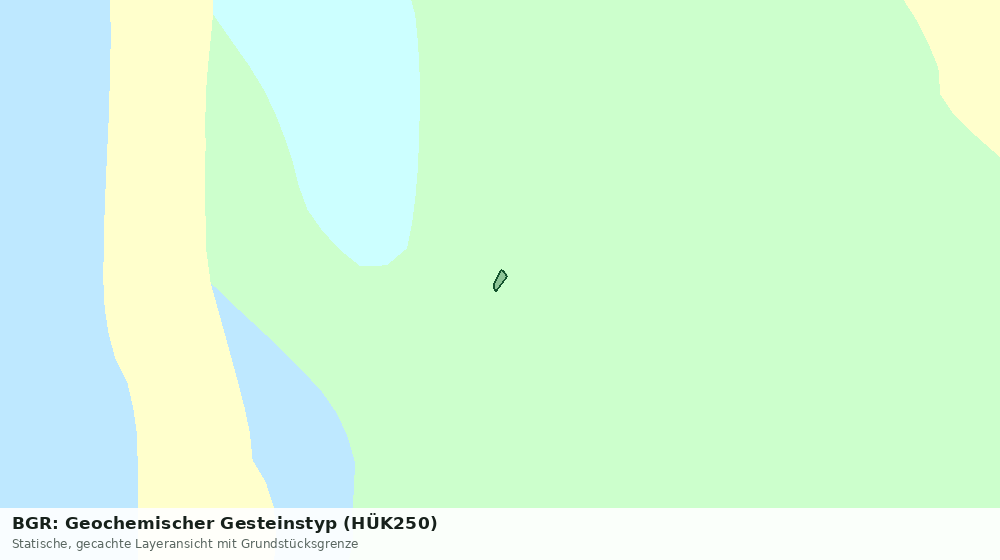 Statische Kartenansicht: BGR: Geochemischer Gesteinstyp (HÜK250)