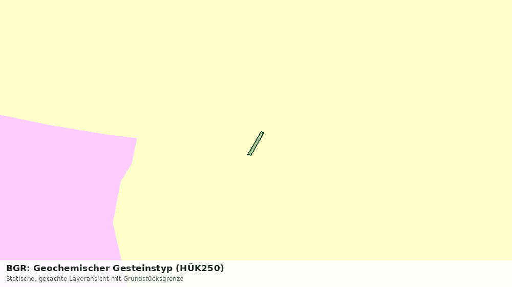 Statische Kartenansicht: BGR: Geochemischer Gesteinstyp (HÜK250)