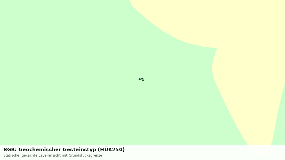 Statische Kartenansicht: BGR: Geochemischer Gesteinstyp (HÜK250)