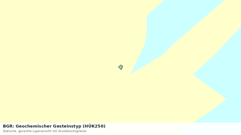 Statische Kartenansicht: BGR: Geochemischer Gesteinstyp (HÜK250)