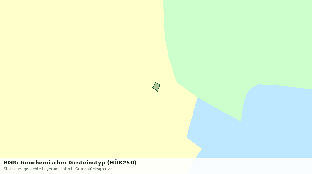 Statische Kartenansicht: BGR: Geochemischer Gesteinstyp (HÜK250)
