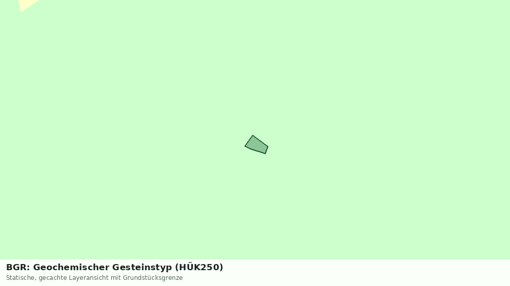 Statische Kartenansicht: BGR: Geochemischer Gesteinstyp (HÜK250)