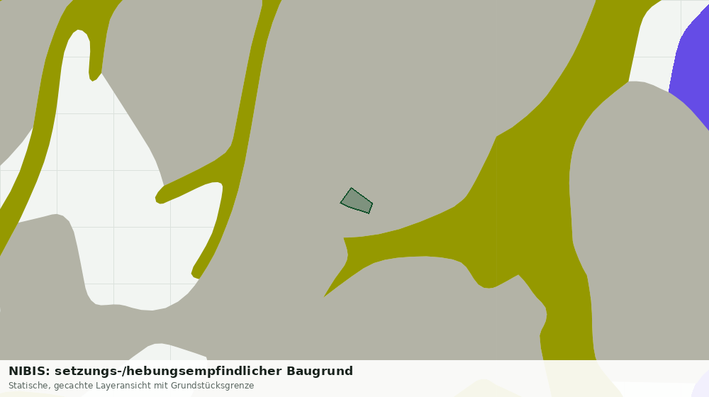 Statische Kartenansicht: NIBIS: setzungs-/hebungsempfindlicher Baugrund