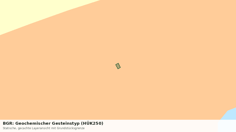 Statische Kartenansicht: BGR: Geochemischer Gesteinstyp (HÜK250)