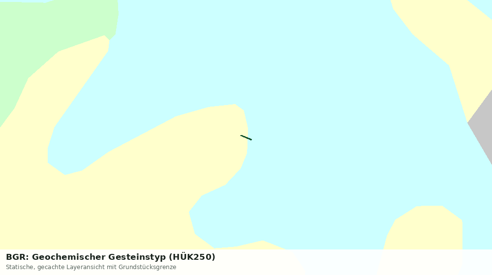 Statische Kartenansicht: BGR: Geochemischer Gesteinstyp (HÜK250)