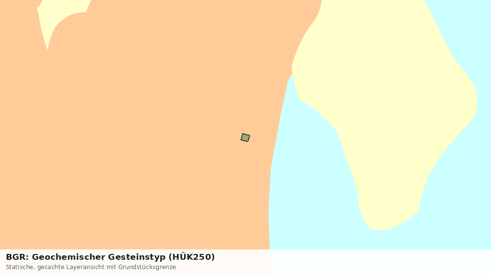 Statische Kartenansicht: BGR: Geochemischer Gesteinstyp (HÜK250)