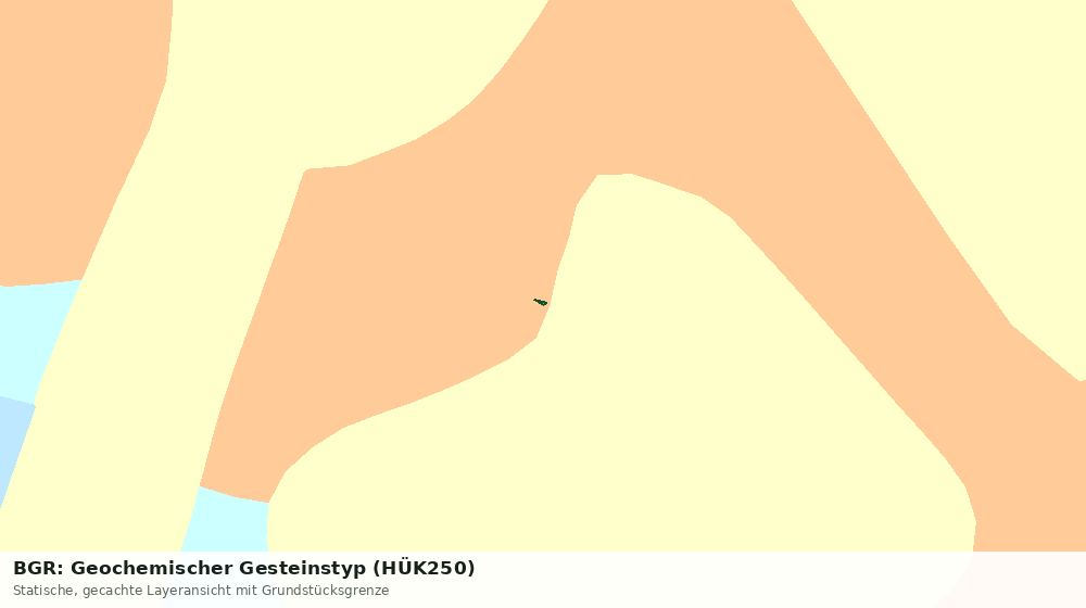 Statische Kartenansicht: BGR: Geochemischer Gesteinstyp (HÜK250)