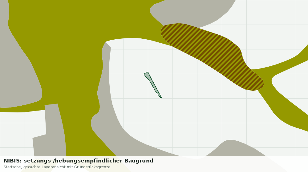 Statische Kartenansicht: NIBIS: setzungs-/hebungsempfindlicher Baugrund