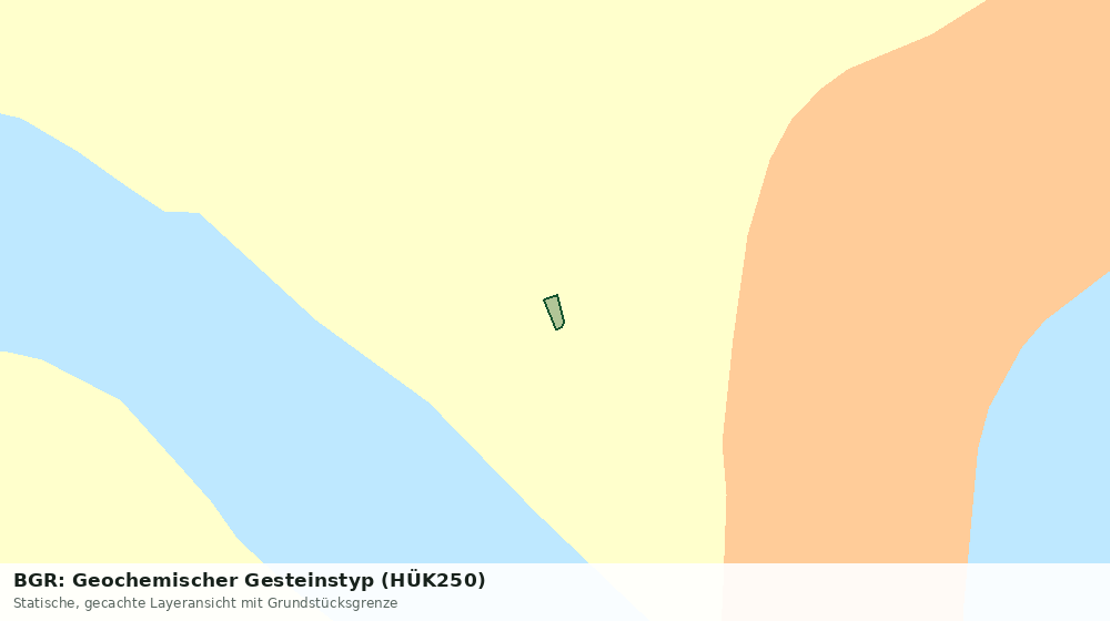 Statische Kartenansicht: BGR: Geochemischer Gesteinstyp (HÜK250)
